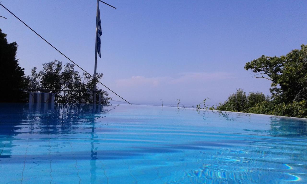 Villa Tsagkarada Country Estate With Pool Exterior foto
