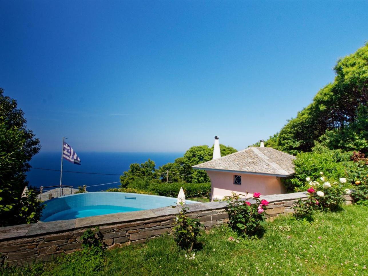 Villa Tsagkarada Country Estate With Pool Exterior foto